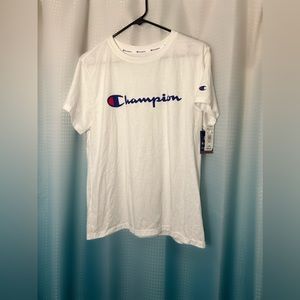 Champion Women’s Jersey Tee. Brand new. Size Large